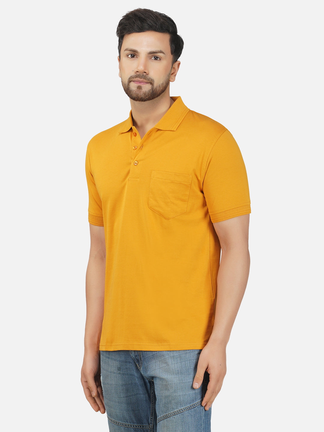 Men's Polo Half Sleeve T-Shirt Rust