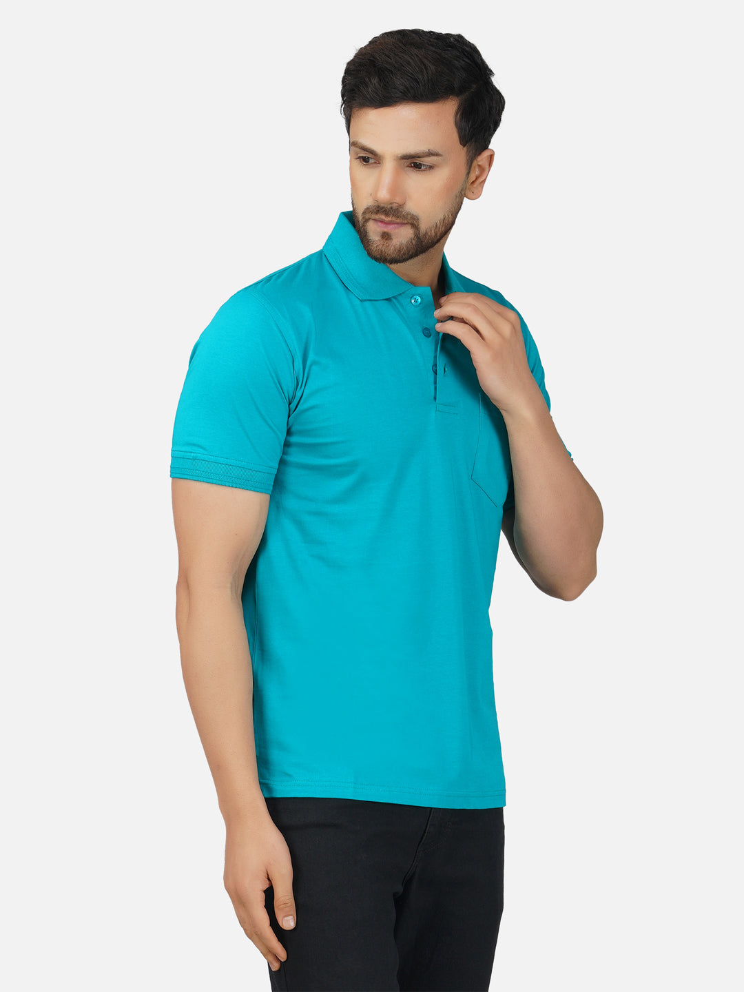 Men's Polo Half Sleeve T-Shirt Green