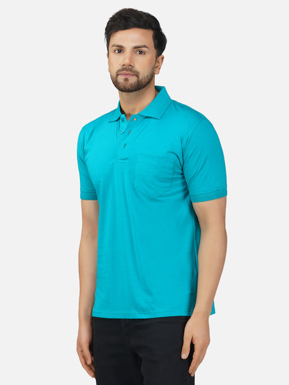 Men's Polo Half Sleeve T-Shirt Green