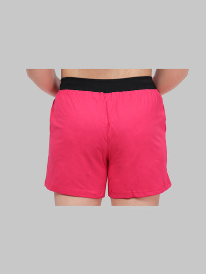 Women Shorts Hot Pink